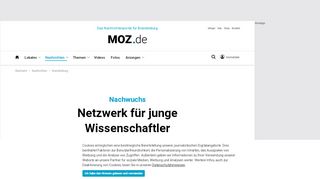 
                            10. Netzwerk für junge Wissenschaftler - MOZ.de