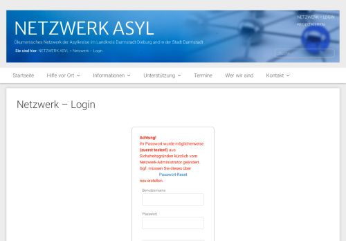 
                            6. Netzwerk – Login – NETZWERK ASYL