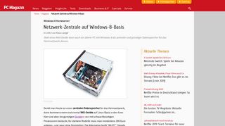 
                            2. Netzwerk-Zentrale auf Windows-8-Basis - PC Magazin