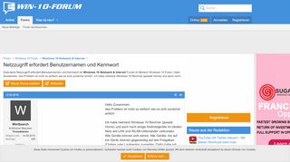
                            9. Netzzugriff erfordert Benutzernamen und Kennwort - Win-10-Forum.de