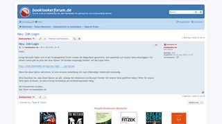 
                            6. Neu: 24h-Login - Booklooker-Forum