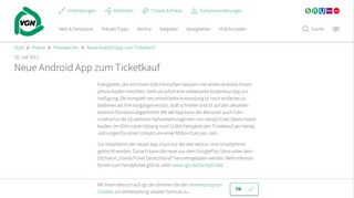 
                            5. Neue Android App zum Ticketkauf | VGN