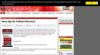 
                            8. Neue App für Fußball-Österreich - Oberösterreichischer Fußballverband