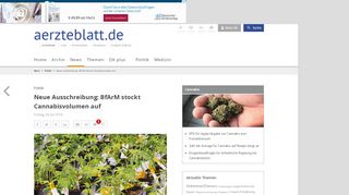 
                            11. Neue Ausschreibung: BfArM stockt Cannabisvolumen auf