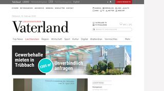 
                            3. Neue Bank: Bestes Ergebnis seit 10 Jahren - Vaterland online