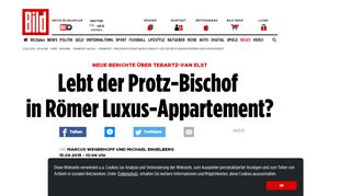 
                            8. Neue Berichte über Tebartz-van Elst: Lebt der Protz-Bischof in ...