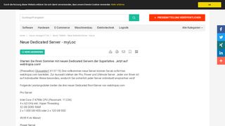 
                            7. Neue Dedicated Server - myLoc - myLoc managed IT AG ... - PresseBox