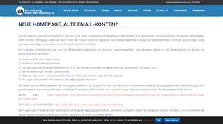 
                            10. Neue Homepage, alte Email-Konten? - ÖH Salzburg