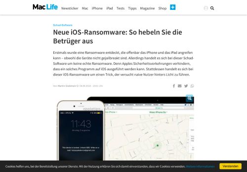 
                            4. Neue iOS-Ransomware nutzt „Mein iPhone suchen | Mac Life