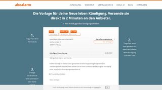 
                            8. Neue leben Versicherung direkt online kündigen - Aboalarm