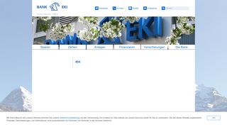 
                            2. Neue Login-Seite E-Banking - Ihre unabhängige ... - Bank EKI