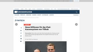 
                            3. Neue Millionen für das iPad-Kassensystem von Tillhub | Gründerszene