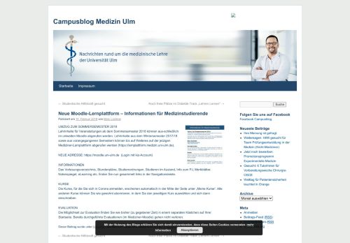 
                            8. Neue Moodle-Lernplattform – Informationen für ... - Uni Ulm