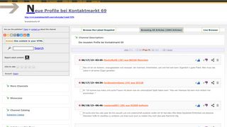 
                            3. Neue Profile bei Kontaktmarkt 69 - Browse the Latest Snapshot