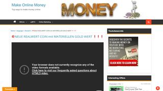 
                            3. NEUE REALWERT COIN mit MATERIELLEN GOLD WERT - Make ...