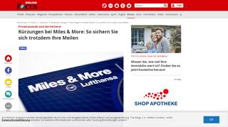 
                            11. Neue Regeln bei Miles & More: So scheffeln Sie trotzdem viele Meilen ...