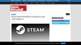 
                            9. Neue Steam-Richtlinien: Erlaubt ist, was nicht illegal ist ...