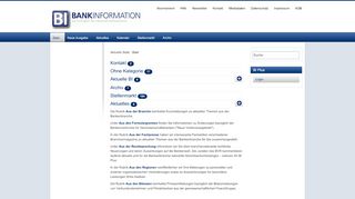 
                            7. Neue Volksbank Köln Bonn startet - BankInformation