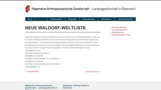 
                            12. Neue Waldorf-Weltliste – Wegweiser Anthroposophie – Allgemeine ...