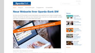
                            10. Neue Webseite Ihrer Sparda-Bank BW - SpardaWelt