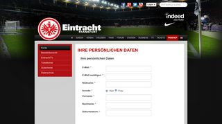 
                            5. Neuen Zugang einrichten - Eintracht Frankfurt