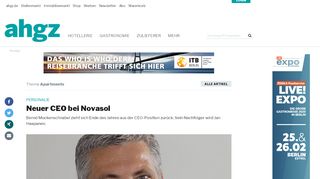 
                            3. Neuer CEO bei Novasol - Allgemeine Hotel- und Gastronomie-Zeitung