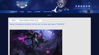 
                            11. Neuer Champion enthüllt: Kai'Sa, die Tochter der ... - Summoners-Inn.de