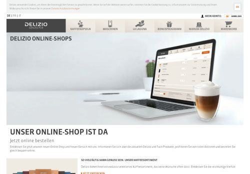 
                            4. Neuer Delizio Webshop | Delizio