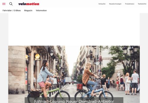 
                            4. Neuer Dienstrad-Anbieter gestartet: mein-leasingrad.de - Velomotion