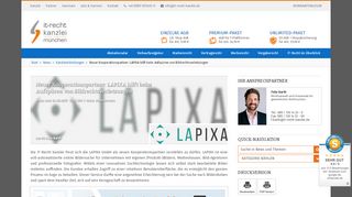 
                            9. Neuer Kooperationspartner: LAPIXA hilft beim Aufspüren von ...