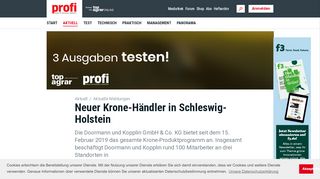 
                            9. Neuer Krone-Händler in Schleswig-Holstein - Aktuelle Meldungen ...