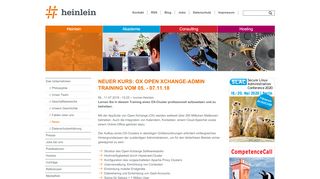 
                            13. Neuer Kurs: OX Open Xchange-Admin Training vom 05. - 07.11.18 ...