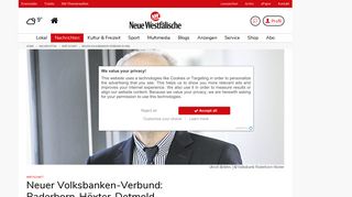 
                            11. Neuer Volksbanken-Verbund in OWL - nw.de