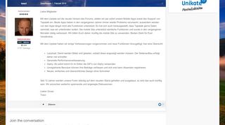
                            11. Neuerungen im Forum / Einstellung Mobile App und Tapatalk - News ...