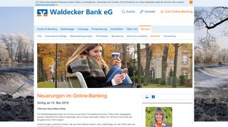 
                            13. Neuerungen im Online-Banking - Waldecker Bank eG