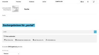 
                            6. Neuerungen im Portal ZEuS - Suche | Universität Konstanz