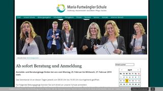 
                            4. Neues Anmeldeverfahren - Online Anmeldungen - Maria-Furtwängler ...