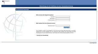 
                            5. Neues Benutzerkonto beantragen - Auswärtiges Amt | Bewerbung um ...