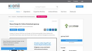 
                            9. Neues Design für Online-Datenbank geomap - geomap GmbH | News ...