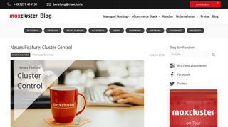 
                            2. Neues Feature: Cluster Control - maxcluster Blog