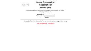 
                            1. Neues Gymnasium Rüsselsheim - Onlinezugang - Liebigmensa