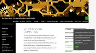 
                            8. Neues in social Computing | SharePoint News – Akutelles zu ...