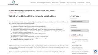 
                            3. Neues Intranet-Mitarbeiter-Portal online | 3D-Telemarketing