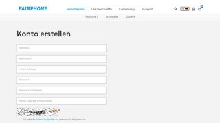 
                            3. Neues Kundenkonto erstellen | Fairphone shop