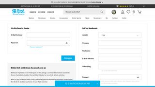 
                            2. Neues Kundenkonto erstellen - Planet Sports