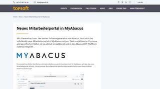 
                            6. Neues Mitarbeiterportal in MyAbacus - topsoft