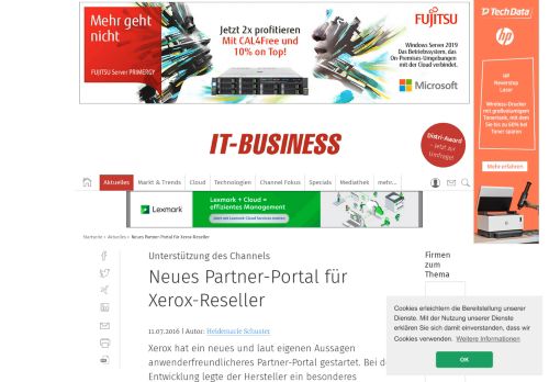 
                            4. Neues Partner-Portal für Xerox-Reseller - IT-Business