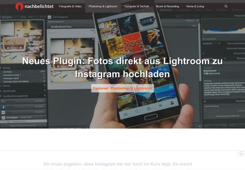 
                            4. Neues Plugin: Fotos direkt aus Lightroom zu Instagram hochladen ...