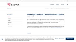 
                            4. Neues QM-Center® 2 und WebAccess Update - Daarwin ...