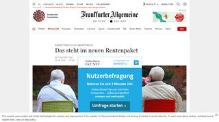 
                            5. Neues Rentenpaket fördert Mütter, Frührentner und Geringverdiener